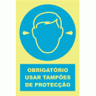 OBRIGATÓRIO USAR TEMPÕES DE PROTECÇÃO