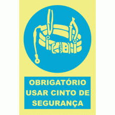 OBRIGAT&Oacute;RIO USAR CINTO DE SEGURAN&Ccedil;A