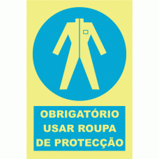 OBRIGAT&Oacute;RIO USAR ROUPA DE PROTEC&Ccedil;&Atilde;O