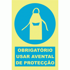 OBRIGAT&Oacute;RIO USAR AVENTAL DE PROTEC&Ccedil;&Atilde;O