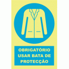 OBRIGATÓRIO USAR BATA DE PROTECÇÃO