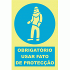 OBRIGATÓRIO USAR FATO DE PROTECÇÃO