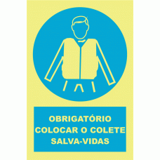 OBRIGAT&Oacute;RIO COLOCAR O COLETE SALVA-VIDAS