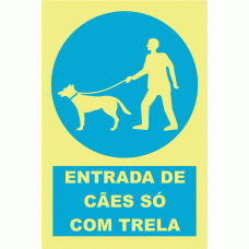 Entrada de c&atilde;es s&oacute; com trela
