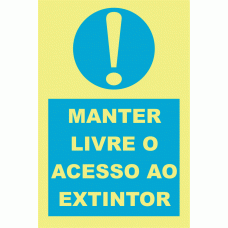 MANTER LIVRE O ACESSO AO EXTINTOR