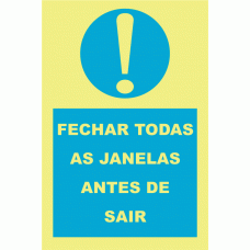 FECHAR TODAS AS JANELAS ANTES DE SAIR