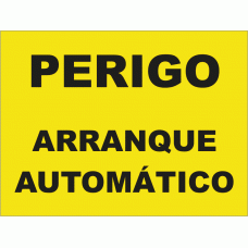 PERIGO ARRANQUE AUTOMÁTICO