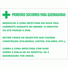 PRIMEIROS SOCORROS PARA QUEIMADURAS
