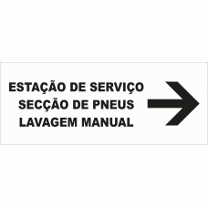 ESTAÇÃO DE SERVIÇOS SEÇÃO DE PNEUS LAVAGEM MANUAL