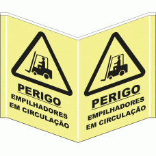 PERIGO EMPILHADORES EM CIRCULA&Ccedil;&Atilde;O