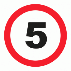 VELOCIDADE MÁXIMA 5 KM/H