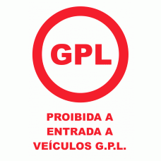 PROIBIDA A ENTRADA DE VEÍCULOS A G.P.L.