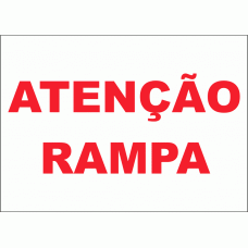 ATENÇÃO RAMPA