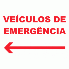 VEÍCULOS DE EMERGÊNCIA ESQUERDA
