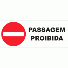 PASSAGEM PROIBIDA 