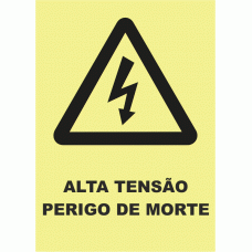 Alta tens&atilde;o Perigo de morte