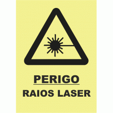 Perigo raios laser