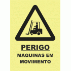PERIGO M&Aacute;QUINAS EM MOVIMENTO