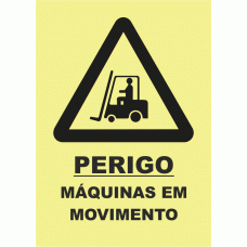 PERIGO M&Aacute;QUINAS EM MOVIMENTO