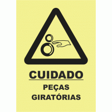 Cuidado pe&ccedil;as giratorias 