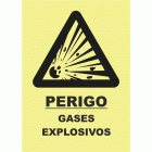 PERIGO GASES EXPLOSIVOS