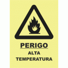 PERIGO ALTA TEMPERATURA