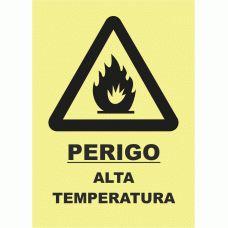 PERIGO ALTA TEMPERATURA
