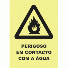 PERIGO EM CONTACTO COM A &Aacute;GUA