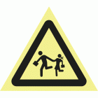 CUIDADO CRIAN&Ccedil;AS A BRINCAR NO LOCAL