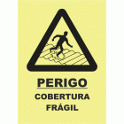 PERIGO COBERTURA FRÁGIL