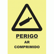 PERIGO AR COMPRIMIDO