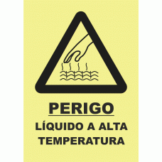 PERIGO LIQUIDO A ALTA TEMPERATURA