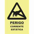 PERIGO CORRENTE EST&Aacute;TICA