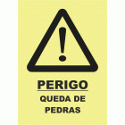 PERIGO QUEDA DE PEDRAS