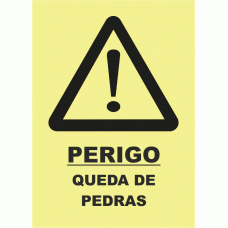 PERIGO QUEDA DE PEDRAS