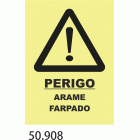 PERIGO ARAME FARPADO