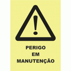 PERIGO EM MANUTEN&Ccedil;&Atilde;O