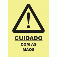 CUIDADO COM AS M&Atilde;OS