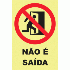 N&Atilde;O &Eacute; SA&Iacute;DA 