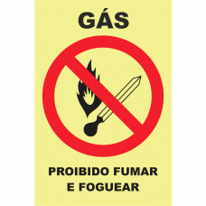 G&Aacute;S PROIBIDO FUMAR E FOGUEAR