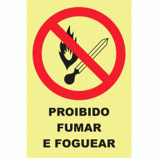 PROIBIDO FUMAR E FOGUEAR