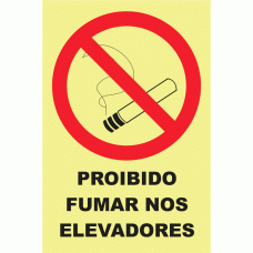 PROIBIDO FUMAR NOS ELEVADORES