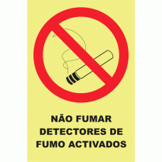 N&Atilde;O FUMAR DETERCTORES DE FUMO ACTIVADOS