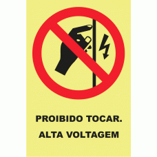 PROIBIDO TOCAR. ALTA VOLTAGEM