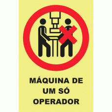 M&Aacute;QUINA DE UM S&Oacute; OPERADOR