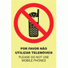 Por favor n&atilde;o utilizar telem&oacute;veis