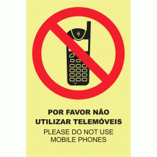 Por favor n&atilde;o utilizar telem&oacute;veis