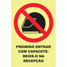 PROIBIDO ENTRADA COM CAPACENTE 