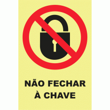 N&Atilde;O FECHAR &Agrave; CHAVE