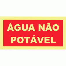 &Aacute;GUA N&Atilde;O POT&Aacute;VEL 